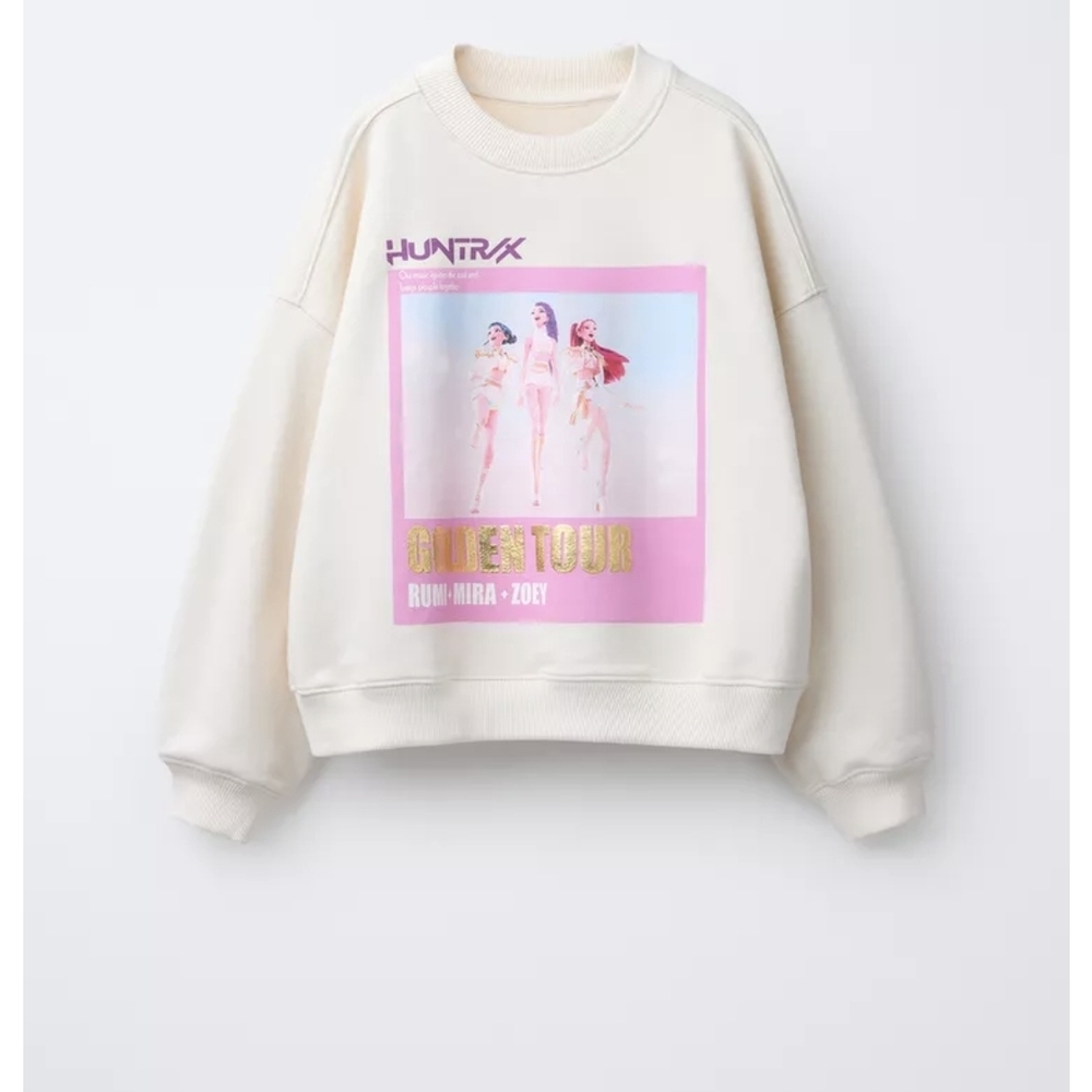 Zara Kpop Demom Hunters Huntrix Sweatshirt